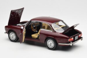 Alfa Romeo 2000 GTV Kastanjerød Norev 1:18 187916 Metal — billede 5 af 8