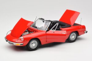 Alfa Romeo 2000 Spider Rød Minichamps 1:18 180120930 Metal — billede 2 af 8