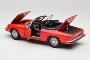 Alfa Romeo 2000 Spider Rød Minichamps 1:18 180120930 Metal — billede 5 af 8