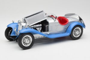 Alfa Romeo 2300 Spider Sølvblå Bburago 1:18 3008 Metal — billede 2 af 8