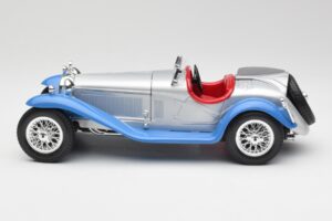 Alfa Romeo 2300 Spider Sølvblå Bburago 1:18 3008 Metal — billede 4 af 8