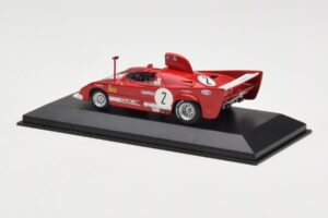 Alfa Romeo 33 TT 12 #2 A. Merzario / J. Laffite 1000km Monza Winner 1975 Minichamps 1:43 403751202 Metal — billede 3 af 4