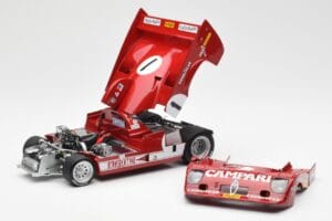 Alfa Romeo 33TT 12 #1 A. Merzario / J. Laffite 1000km Nurburgring Winner 1975 AUTOart 1:18 87505 Metal — billede 2 af 8