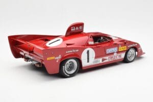 Alfa Romeo 33TT 12 #1 A. Merzario / J. Laffite 1000km Nurburgring Winner 1975 AUTOart 1:18 87505 Metal — billede 3 af 8