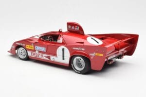 Alfa Romeo 33TT 12 #1 A. Merzario / J. Laffite 1000km Nurburgring Winner 1975 AUTOart 1:18 87505 Metal — billede 7 af 8