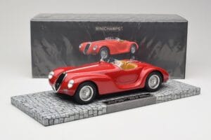 Alfa Romeo 6C 2500 SS Corsa Spider Rød Minichamps 1:18 107120230 Resin — billede 6 af 6