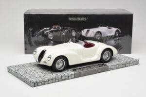 Alfa Romeo 6C 2500 SS Corsa Spider Hvid Minichamps 1:18 107120232 Resin — billede 6 af 6