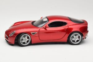 Alfa Romeo 8C Competizione Rød Bburago 1:18 18-11021 Metal — billede 4 af 8
