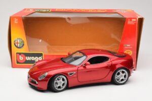 Alfa Romeo 8C Competizione Rød Bburago 1:18 18-11021 Metal — billede 8 af 8
