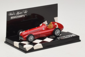 Alfa Romeo 159 Alfetta #3 C. Sanesi 6th Place British GP 1951 Minichamps 1:43 400511203 Metal — billede 2 af 5