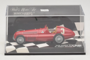 Alfa Romeo 159 Alfetta #3 C. Sanesi 6th Place British GP 1951 Minichamps 1:43 400511203 Metal — billede 5 af 5
