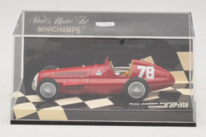 Alfa Romeo 159 Alfetta #78 P. Pietsch German GP 1951 Minichamps 1:43 400511278 Metal — billede 5 af 5