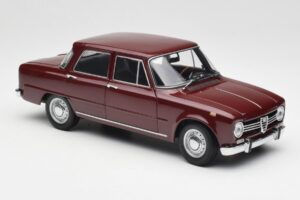 Alfa Romeo Giulia 1300 Mørkerød Minichamps 1:18 180120906 Metal — billede 6 af 8