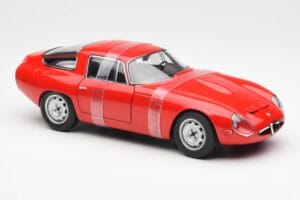 Alfa Romeo Giulia TZ Rød AUTOart 1:18 70196 Metal — billede 4 af 6
