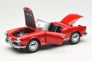 Alfa Romeo Giulietta 1300 Spider Rød AUTOart 1:18 70157 Metal — billede 2 af 8