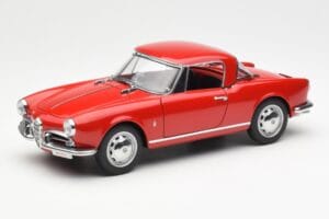 Alfa Romeo Giulietta 1300 Spider Rød AUTOart 1:18 70157 Metal