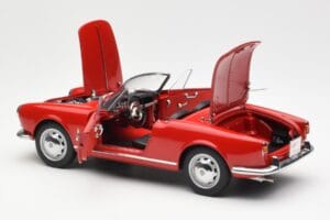 Alfa Romeo Giulietta 1300 Spider Rød AUTOart 1:18 70157 Metal — billede 5 af 8