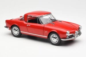 Alfa Romeo Giulietta 1300 Spider Rød AUTOart 1:18 70157 Metal — billede 6 af 8