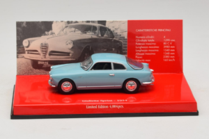 Alfa Romeo Giulietta Sprint Lyseblå Minichamps 1:43 403120403 Metal