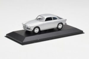 Alfa Romeo Giulietta Sprint Sølv Minichamps 1:43 400120400 Metal — billede 2 af 4