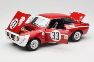 Alfa Romeo GTA 1300 Junior #33 T. Hezemans / G. van Lennep Hezemans Jarama 1972 Minichamps 1:18 100721233 Metal — billede 2 af 8