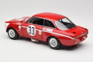 Alfa Romeo GTA 1300 Junior #33 T. Hezemans / G. van Lennep Hezemans Jarama 1972 Minichamps 1:18 100721233 Metal — billede 7 af 8
