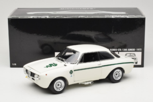 Alfa Romeo GTA 1300 Junior Hvid Minichamps 1:18 100120501 Metal — billede 8 af 8