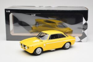 Alfa Romeo GTA 1300 Junior Gul Minichamps 1:18 155120024 Metal — billede 6 af 6