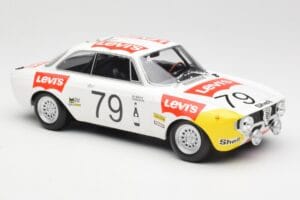 Alfa Romeo GTA 1300 #79 H. Rubens / C. Van Ryn 24 Hours of Spa 1971 Minichamps 1:18 155711279 Metal — billede 4 af 6
