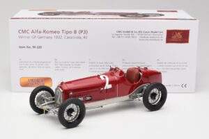 Alfa Romeo P3 #2 R. Caracciola German GP Winner 1932 CMC 1:18 M-220 Metal — billede 6 af 6