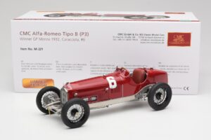 Alfa Romeo P3 #6 R. Caracciola Monza GP Winner 1932 CMC 1:18 M-221 Metal — billede 6 af 6