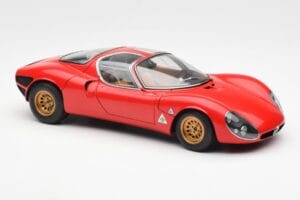 Alfa Romeo 33 Stradale Rød AUTOart 1:18 70191 Metal — billede 6 af 8