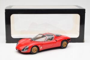 Alfa Romeo 33 Stradale Rød AUTOart 1:18 70191 Metal — billede 8 af 8