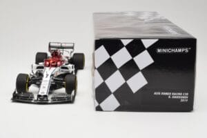Alfa Romeo Racing C38 #7 K. Raikkonen F1 2019 Minichamps 1:18 110190007 Metal — billede 6 af 6