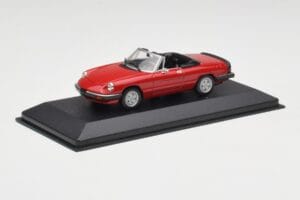 Alfa Romeo Spider 2000 Alfa Rød Minichamps 1:43 436120760 Metal — billede 2 af 4