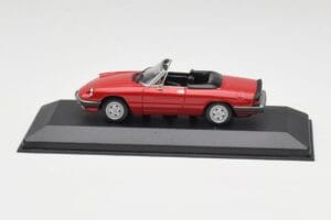 Alfa Romeo Spider 2000 Alfa Rød Minichamps 1:43 436120760 Metal