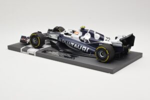 AlphaTauri AT03 #22 Y. Tsunoda Bahrain GP 2022 Minichamps 1:18 117220122 Metal — billede 5 af 6