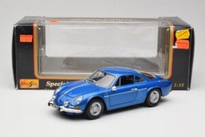 Alpine A110 1600 S Alpine Blue Maisto 1:18 50321 Metal — billede 8 af 8