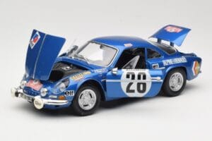 Alpine A110 1600S #28 Alpine-Renault O. Andersson / D. Stone Rally Monte Carlo 1971 Maisto 1:18 56033 Metal — billede 2 af 8