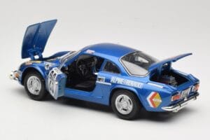 Alpine A110 1600S #28 Alpine-Renault O. Andersson / D. Stone Rally Monte Carlo 1971 Maisto 1:18 56033 Metal — billede 5 af 8
