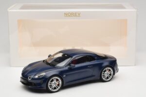 Alpine A110 S A120 Matte Storm Blue Norev 1:18 185444 Metal — billede 6 af 6