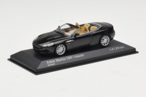 Aston Martin DB9 Cabriolet Sort Minichamps 1:43 400137330 Metal — billede 2 af 4