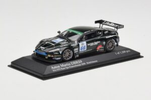 Aston Martin DBRS9 #66 Barwell Motorsport R. Johnson FIA GT3 European Championship Spa 2006 Minichamps 1:43 400061366 Metal — billede 2 af 4