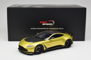 Aston Martin V12 Vantage Final Edition Cosmopolitan Yellow TopSpeed 1:18 TS0453 Metal — billede 6 af 6