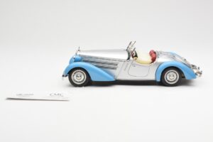 Audi 225 Front Roadster Blå Sølv CMC 1:18 M-075B Metal — billede 3 af 6