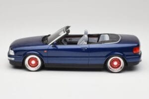 Audi 80 B4 Cabriolet Ming Blå Metallic Custom Wheels Otto 1:18 OT806-C Resin — billede 3 af 6