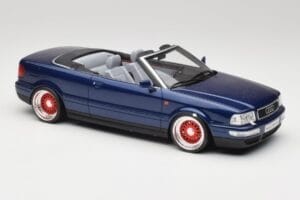 Audi 80 B4 Cabriolet Ming Blå Metallic Custom Wheels Otto 1:18 OT806-C Resin — billede 4 af 6