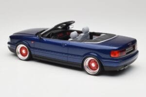 Audi 80 B4 Cabriolet Ming Blå Metallic Custom Wheels Otto 1:18 OT806-C Resin — billede 5 af 6