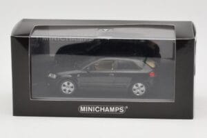 Audi A3 8P Black Metallic Minichamps 1:43 12000 Metal — billede 4 af 4