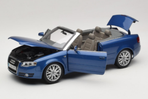 Audi A4 B6 Cabriolet Blå Norev 1:18 5010504325 Metal — billede 2 af 9